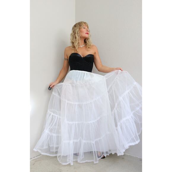1980's Vintage Fancy Frocks Crinoline Petticoat Skirt Women's One Size Fits All - Picture 4 of 9